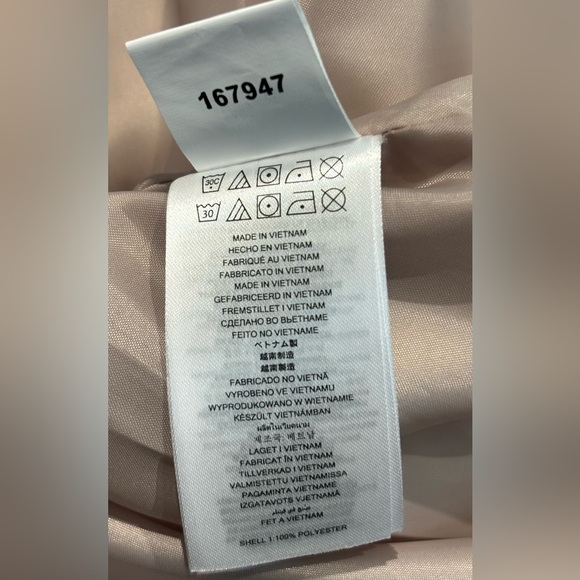 Michael Kors 💅✨ Champagne Belted MK Designer Fur Hood Jacket Coat NWT $320 - Picture 9 of 10